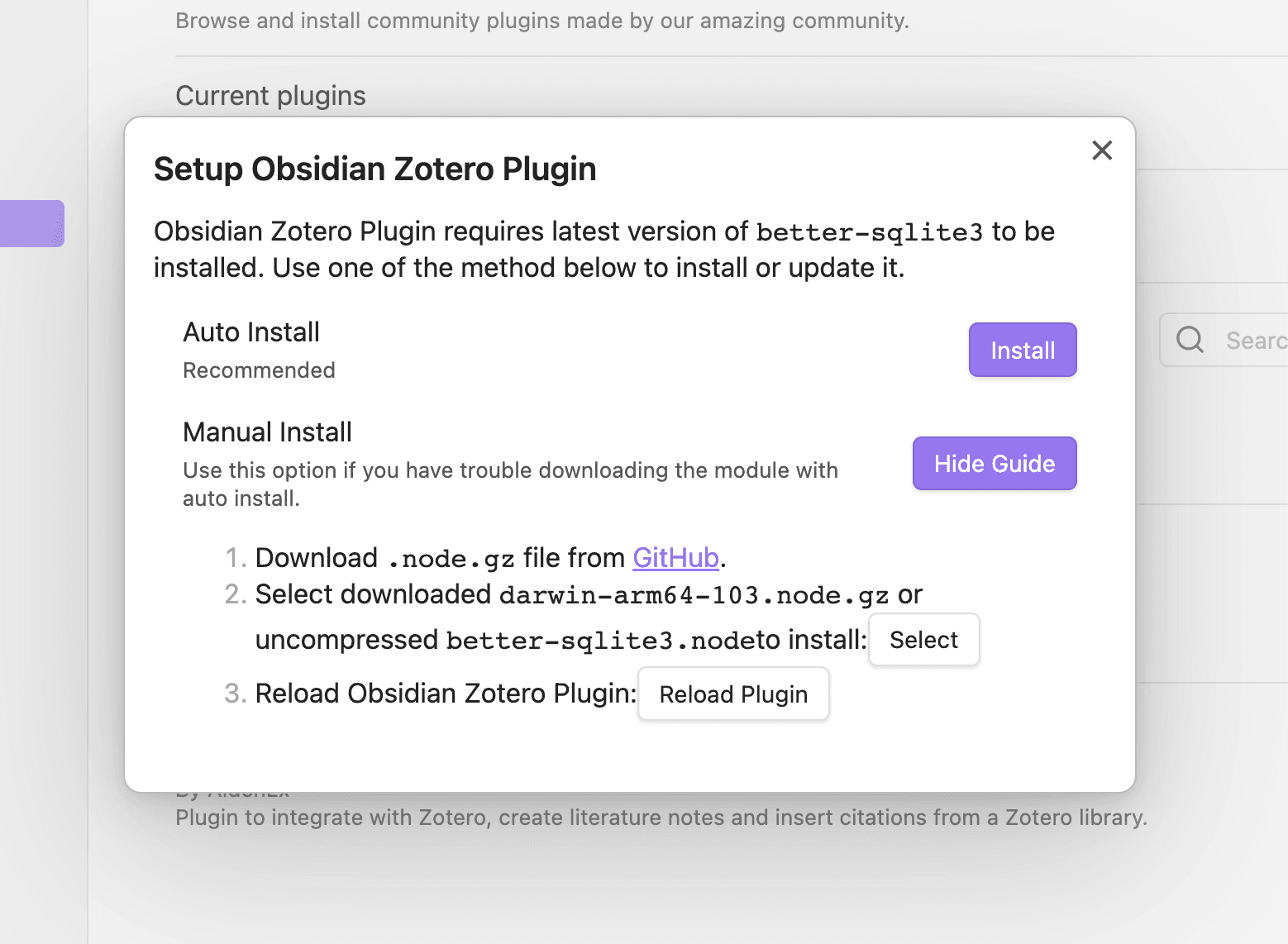Obsidian Plugin ZotLit
